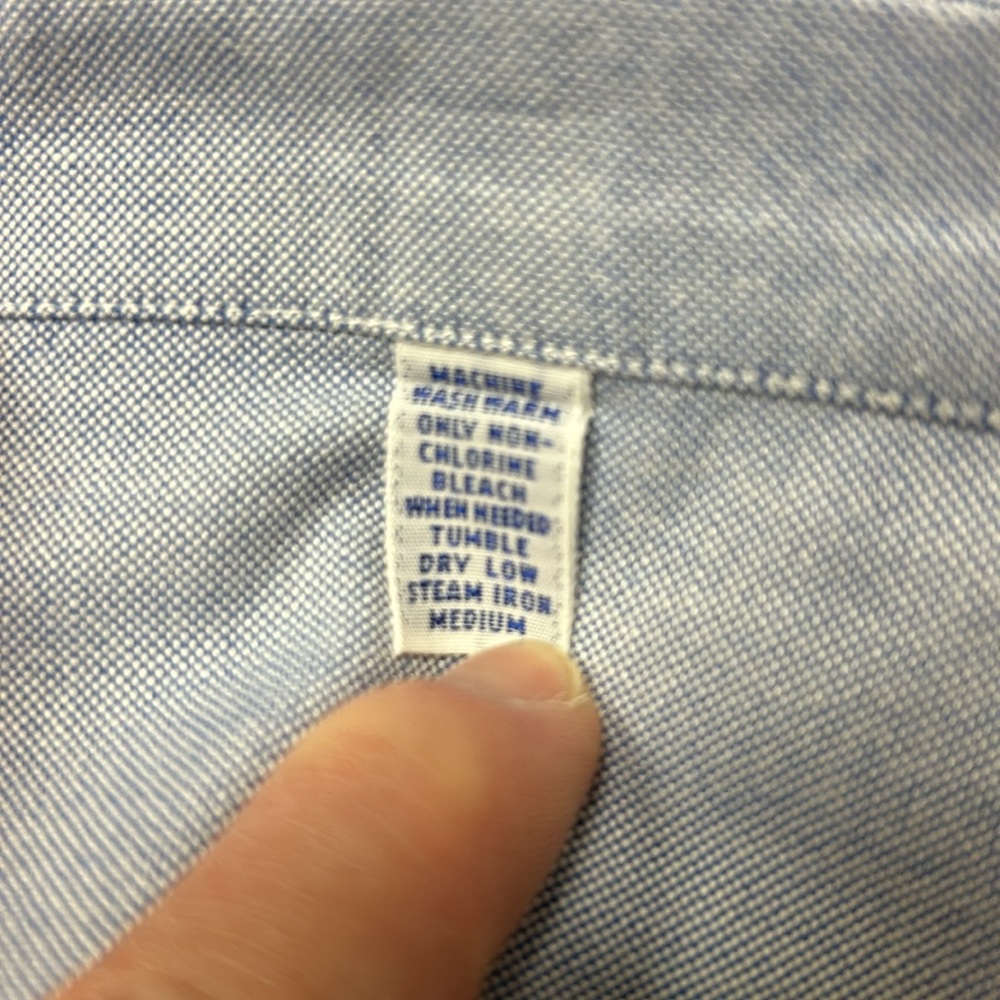 Vintage Polo Ralph Lauren Customized Notre Dame Golf Tilden Button Down Shirt XL - Picture 14 of 14